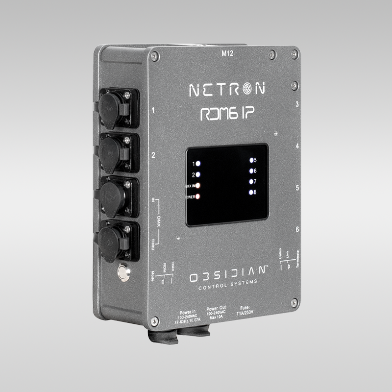 NETRON RDM6 IP : Splitter DMX/RDM robuste et résistant aux intempéries ...