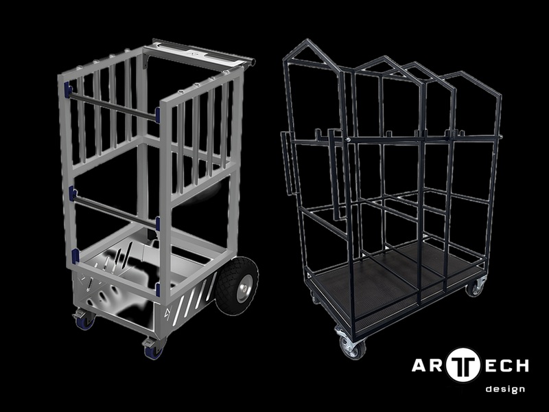Photo représentant la catégorie Chariot alu inox
